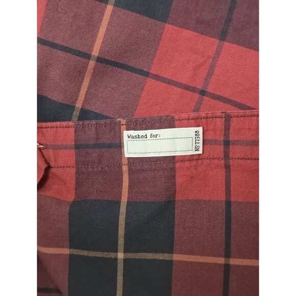 J Crew Broken-In Oxford Shirt Tartan  Mens Medium Classic Fit Plaid Button Down - Picture 9 of 11